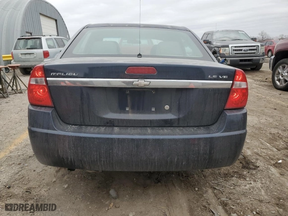 2007 Chevrolet Malibu LS w/2FL with VIN 1G1ZS58N67F247182, listed as a Copart auction lot 44144635 with 169,702 mi miles and Salvage Title. Bid and sale history available at carsss.com. Image 6.