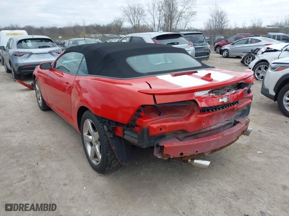 2012 Chevrolet Camaro 1LT with VIN 2G1FB3D3XC9199782, listed as a IAAI auction lot 42054938 with 186,043 mi miles. Bid and sale history available at carsss.com. Image 3.