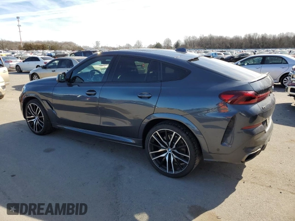 2020 BMW X6 M50i with VIN 5UXCY8C08L9C75486, listed as a Copart auction lot 42780354 with 66,661 mi miles. Bid and sale history available at carsss.com. Image 2.