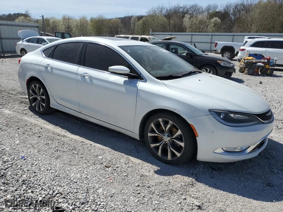 2015 Chrysler 200 C with VIN 1C3CCCEG9FN589416, listed as a Copart auction lot 49173945 with 127,461 mi miles and Salvage Title. Bid and sale history available at carsss.com. Image 4.