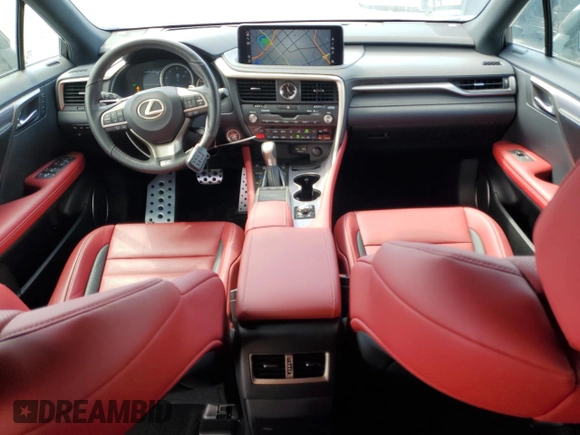 2020 Lexus RX 350 F Sport Performance with VIN 2T2YZMDA4LC234425, listed as a Copart auction lot 50831835 with 20,083 mi miles and Salvage title. Bid and sale history available at DreamBid. Image 8.