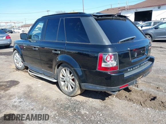 2011 Land Rover Range Rover Sport SC with VIN SALSH2E49BA261075, listed as a IAAI auction lot 42090166 with 147,346 mi miles. Bid and sale history available at carsss.com. Image 3.