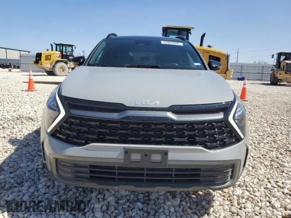2023 Kia Sportage X-Line with VIN 5XYK6CAF9PG082438, listed as a Copart auction lot 47044995 with 28,717 mi miles and Salvage Title. Bid and sale history available at carsss.com. Image 5.