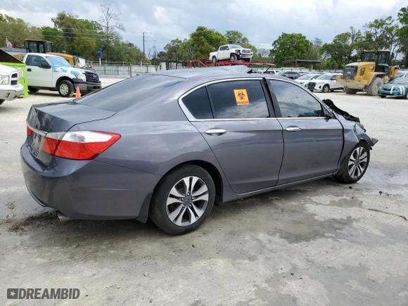 2013 Honda Accord Sdn LX with VIN 1HGCR2F33DA141050, listed as a Copart auction lot 50208705 with 129,789 mi miles and Non Repairable. Bid and sale history available at carsss.com. Image 3.
