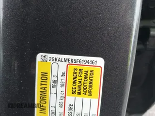 2014 GMC Terrain SLE with VIN 2GKALMEK5E6194461, listed as a IAAI auction lot 42196136 with 128,686 mi miles. Bid and sale history available at carsss.com. Image 9.