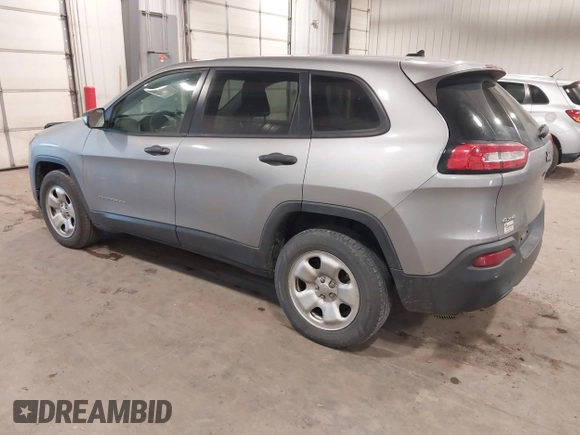 2015 Jeep Cherokee Sport with VIN 1C4PJMAB8FW594202, listed as a IAAI auction lot 40920153 with 235,933 mi miles. Bid and sale history available at carsss.com. Image 3.