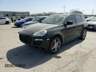 2008 Porsche Cayenne GTS with VIN WP1AD29P58LA74673, listed as a Copart auction lot 49393845 with 136,785 mi miles and Salvage title. Bid and sale history available at DreamBid. Image 12.