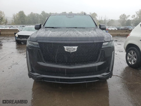2021 Cadillac Escalade Sport with VIN 1GYS4EKL1MR346183, listed as a Copart auction lot 72562954 with 47,339 mi miles and Salvage Title. Bid and sale history available at carsss.com. Image 5.