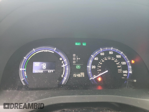 2010 Lexus HS with VIN JTHBB1BA1A2011348, listed as a Copart auction lot 72393784 with 154,829 mi miles and Salvage Title. Bid and sale history available at carsss.com. Image 9.