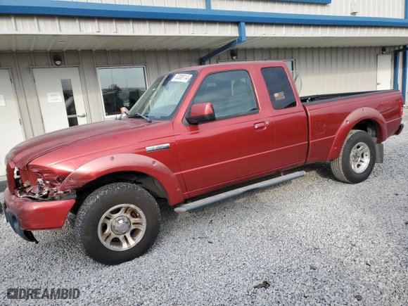 2008 Ford Ranger XLT with VIN 1FTYR44E58PB09692, listed as a Copart auction lot 83308114 with 133,064 mi miles and Salvage Title. Bid and sale history available at carsss.com. Image 1.
