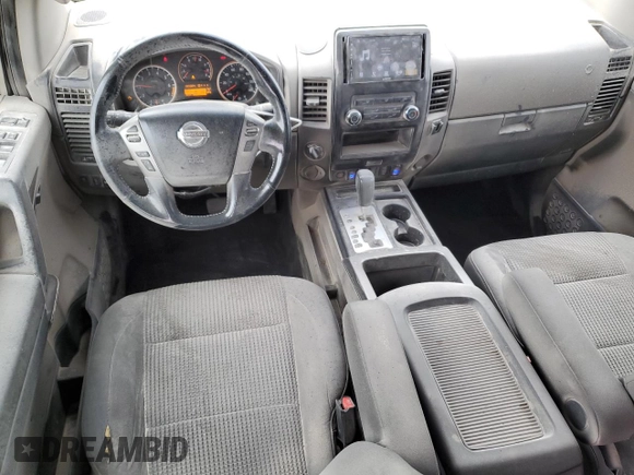 2013 Nissan Titan S with VIN 1N6AA0EC1DN302813, listed as a Copart auction lot 76369234 with 103,304 mi miles and Salvage Title. Bid and sale history available at DreamBid. Image 8.