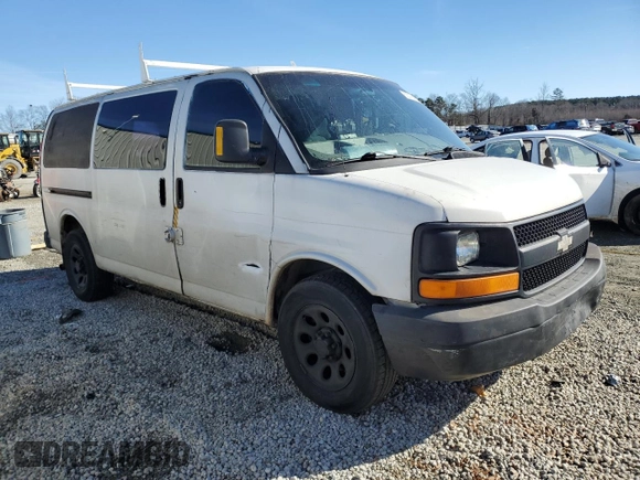 2010 Chevrolet Express Cargo Van with VIN 1GCUGADX1A1106446, listed as a Copart auction lot 88542695 with 184,062 mi miles and Salvage Title. Bid and sale history available at carsss.com. Image 4.
