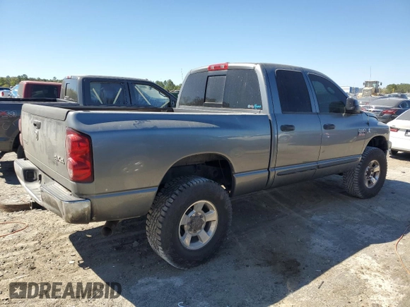 2007 Dodge Ram 2500 SLT with VIN 1D7KS28C07J569325, listed as a Copart auction lot 48978405 with 247,891 mi miles and Salvage Title. Bid and sale history available at carsss.com. Image 3.
