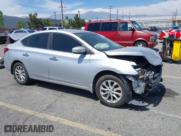 2019 Nissan Sentra SV with VIN 3N1AB7AP7KY454843, listed as a IAAI auction lot 41993269 with 137,806 mi miles and . Bid and sale history available at DreamBid. Image 1.