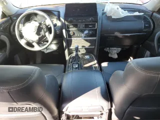 2023 Nissan Armada Platinum with VIN JN8AY2DA3P9402830, listed as a Copart auction lot 88524215 with 19,561 mi miles and Salvage Title. Bid and sale history available at carsss.com. Image 8.