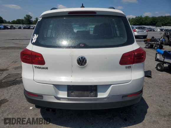 2017 Volkswagen Tiguan S with VIN WVGBV7AX8HK016005, listed as a Copart auction lot 62390515 with 68,026 mi miles and Salvage title. Bid and sale history available at DreamBid. Image 6.