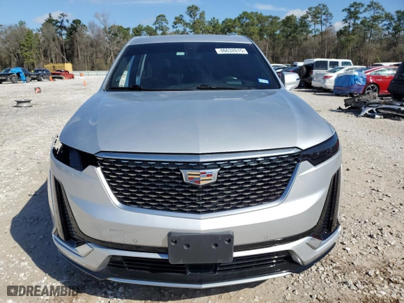 2020 Cadillac XT6 FWD Premium Luxury with VIN 1GYKPERSXLZ218589, listed as a Copart auction lot 46632615 with 57,876 mi miles and Clean Title. Bid and sale history available at carsss.com. Image 5.