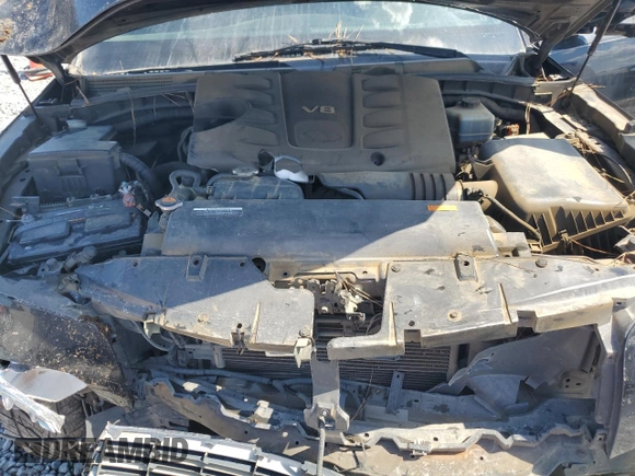 2011 Infiniti QX56 7-passenger with VIN JN8AZ2NE7B9006858, listed as a Copart auction lot 72564294 with 207,325 mi miles and Salvage Title. Bid and sale history available at carsss.com. Image 12.