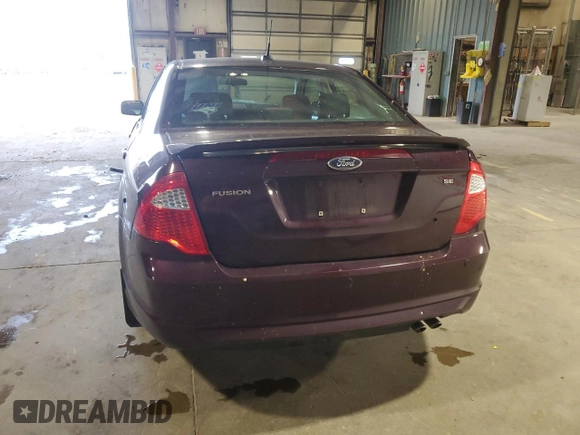 2012 Ford Fusion SE with VIN 3FAHP0HA0CR377773, listed as a Copart auction lot 57278885 with 133,700 mi miles and Salvage title. Bid and sale history available at DreamBid. Image 6.