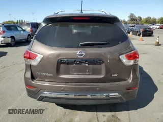 2015 Nissan Pathfinder S with VIN 5N1AR2MN5FC640834, listed as a Copart auction lot 61502805 with 149,780 mi miles and Salvage title. Bid and sale history available at DreamBid. Image 6.