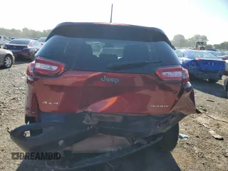 2017 Jeep Cherokee Sport with VIN 1C4PJMAS2HD217704, listed as a Copart auction lot 62503524 with 60,194 mi miles and Salvage Title. Bid and sale history available at carsss.com. Image 6.