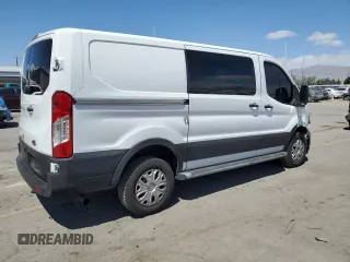 2021 Ford Transit Cargo with VIN 1FTBR1Y85MKA82588, listed as a Copart auction lot 53712195 with 37,431 mi miles and Salvage title. Bid and sale history available at DreamBid. Image 3.