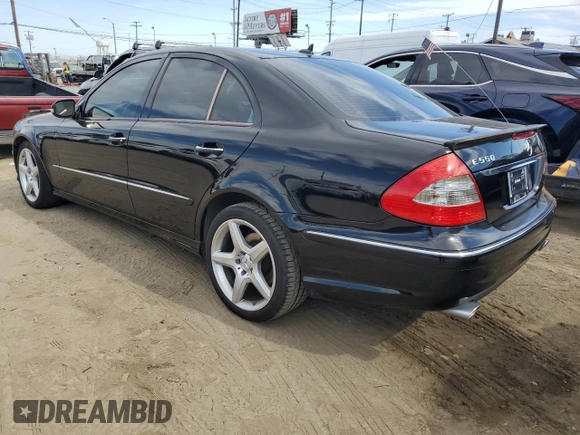 2008 Mercedes-Benz E-Class Sport 5.5L with VIN WDBUF72X48B328801, listed as a Copart auction lot 52808095 with 91,850 mi miles and Salvage Title. Bid and sale history available at carsss.com. Image 2.