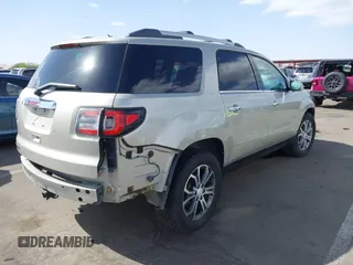 2013 GMC Acadia SLT with VIN 1GKKRSKD0DJ182197, listed as a IAAI auction lot 41925396 with 125,258 mi miles and . Bid and sale history available at carsss.com. Image 4.