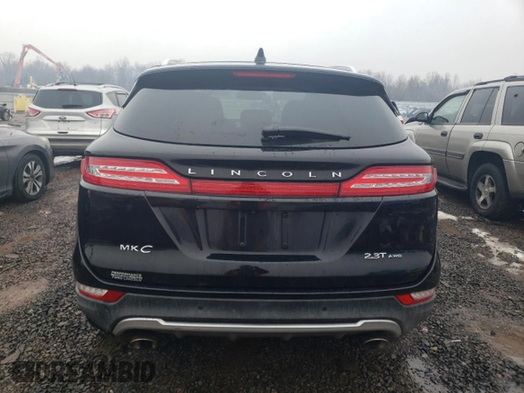 2018 Lincoln MKC Reserve with VIN 5LMTJ3DH4JUL21084, listed as a Copart auction lot 45354545 with 57,108 mi miles and Salvage Title. Bid and sale history available at DreamBid. Image 6.
