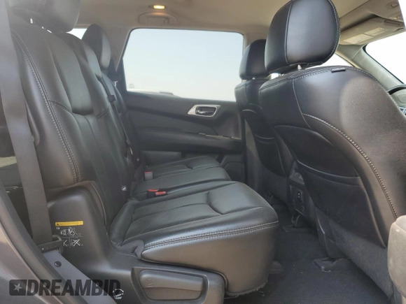 2017 Nissan Pathfinder SL with VIN 5N1DR2MM1HC611323, listed as a Copart auction lot 59956795 with 80,317 mi miles and Salvage title. Bid and sale history available at DreamBid. Image 10.