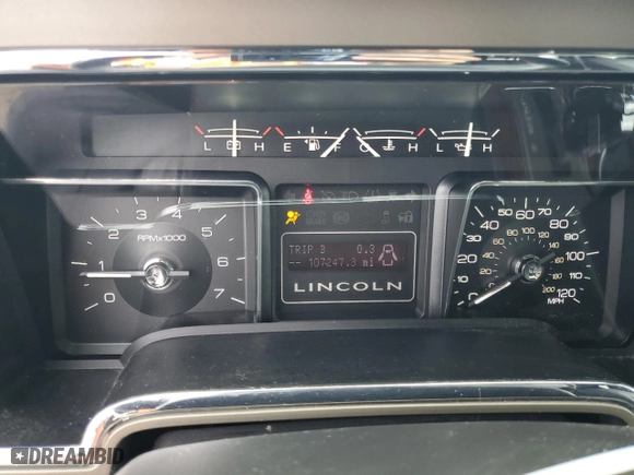 2013 Lincoln Navigator with VIN 5LMJJ2H57DEL00066, listed as a Copart auction lot 79312534 with 107,247 mi miles and Salvage Title. Bid and sale history available at carsss.com. Image 9.