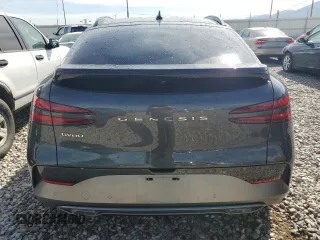 2024 Genesis GV60 z VIN KMUKEDSB5RU020120, wystawiony jako Copart lot #72384254 z przebiegiem 5 837 mil mil oraz Szkoda całkowita • Salvage title. Historia ofert i sprzedaży dostępna na DreamBid. Obrazek 6.