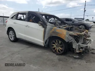 2017 Acura RDX Technology with VIN 5J8TB3H50HL016624, listed as a Copart auction lot 54770795 with Not Provided miles and Non Repairable. Bid and sale history available at DreamBid. Image 4.