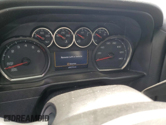 2020 Chevrolet Silverado 1500 LT Trail Boss with VIN 3GCPYFED3LG415965, listed as a Copart auction lot 53049895 with 69,215 mi miles and Salvage Title. Bid and sale history available at carsss.com. Image 9.