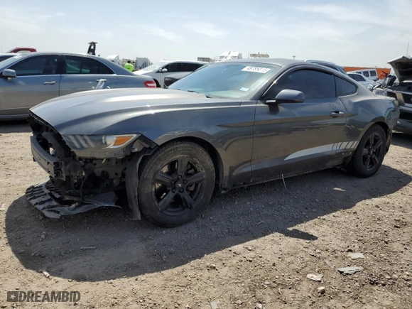 2015 Ford Mustang V6 with VIN 1FA6P8AM8F5373746, listed as a Copart auction lot 48785015 with 111,079 mi miles and Salvage Title. Bid and sale history available at carsss.com. Image 1.
