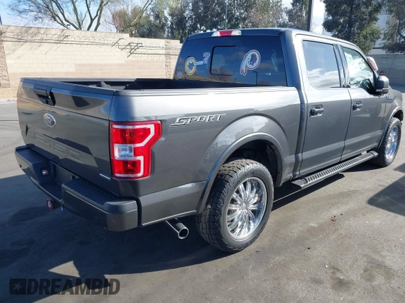 2020 Ford F-150 XL with VIN 1FTEW1C40LKE25140, listed as a IAAI auction lot 41708042 with 26,676 mi miles. Bid and sale history available at carsss.com. Image 4.