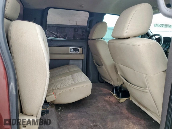 2009 Ford F-150 XL with VIN 1FTRW128X9FA32446, listed as a Copart auction lot 60648505 with 210,587 mi miles and Salvage title. Bid and sale history available at DreamBid. Image 10.