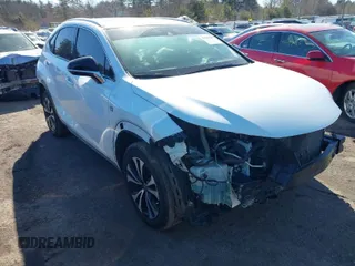 2018 Lexus NX with VIN JTJBARBZXJ2150996, listed as a IAAI auction lot 41665840 with 122,181 mi miles. Bid and sale history available at carsss.com. Image 1.