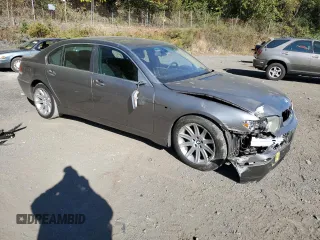 2003 BMW 7 Series 745Li with VIN WBAGN63453DR08973, listed as a Copart auction lot 75777224 with 150,370 mi miles and Salvage Title. Bid and sale history available at carsss.com. Image 4.
