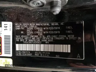 2018 Toyota Sienna LE with VIN 5TDJZ3DC7JS205622, listed as a Copart auction lot 37361044 with 50,162 mi miles and Salvage title. Bid and sale history available at DreamBid. Image 12.