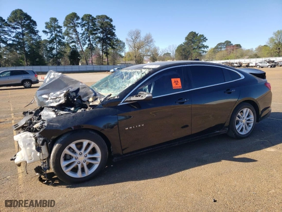 2018 Chevrolet Malibu LT with VIN 1G1ZD5ST5JF225036, listed as a Copart auction lot 49916715 with 0 mi miles and Salvage Title. Bid and sale history available at carsss.com. Image 1.