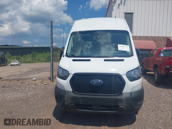 2023 Ford Transit Cargo with VIN 1FTBR2X81PKB38408, listed as a IAAI auction lot 42608271 with 28,384 mi miles and . Bid and sale history available at DreamBid. Image 12.