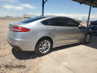2020 Ford Fusion SE with VIN 3FA6P0HD3LR127008, listed as a Copart auction lot 54830665 with 122,179 mi miles and Salvage title. Bid and sale history available at DreamBid. Image 3.