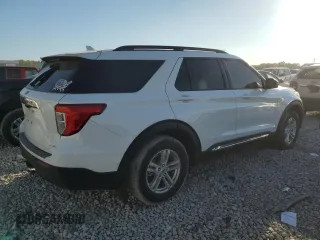 2020 Ford Explorer XLT with VIN 1FMSK8DH6LGC67152, listed as a Copart auction lot 41470355 with 35,200 mi miles and Salvage Title. Bid and sale history available at carsss.com. Image 3.