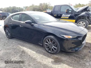 2023 Mazda 3 S Preferred with VIN JM1BPALM1P1615041, listed as a Copart auction lot 87801335 with 19,903 mi miles and Salvage title. Bid and sale history available at DreamBid. Image 4.
