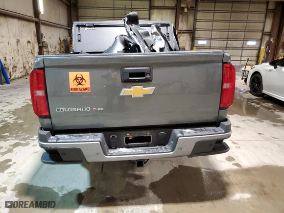 2019 Chevrolet Colorado 4WD Z71 with VIN 1GCGTDEN4K1194451, listed as a Copart auction lot 45247275 with 0 mi miles and Salvage Title. Bid and sale history available at carsss.com. Image 6.