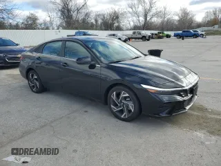 2024 Hyundai Elantra Limited z VIN KMHLN4DJ3RU116061, wystawiony jako Copart lot #81118414 z przebiegiem 6 256 mil mil oraz Szkoda całkowita • Salvage title. Historia ofert i sprzedaży dostępna na DreamBid. Obrazek 4.
