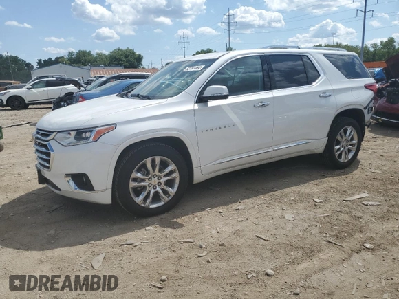 2018 Chevrolet Traverse High Country with VIN 1GNEVKKWXJJ105278, listed as a Copart auction lot 62791464 with 67,487 mi miles and Salvage Title. Bid and sale history available at carsss.com. Image 1.