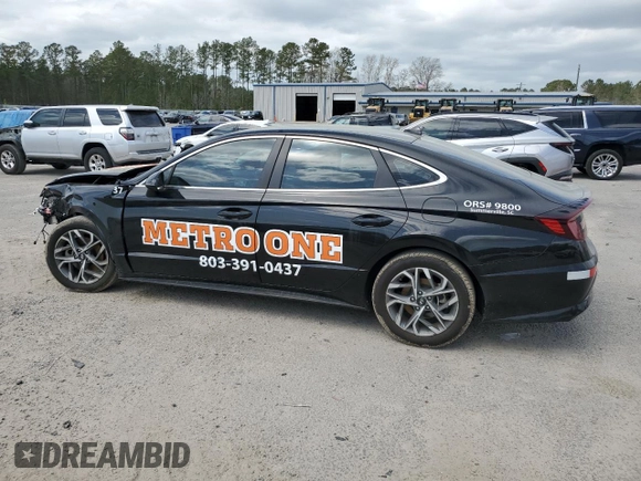2023 Hyundai Sonata SEL with VIN KMHL64JA2PA272544, listed as a Copart auction lot 49776305 with 82,469 mi miles and Salvage Title. Bid and sale history available at DreamBid. Image 2.