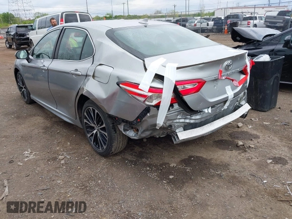 2021 Toyota Camry SE Nightshade with VIN 4T1G11AK1MU458190, listed as a IAAI auction lot 42075243 with 48,731 mi miles and . Bid and sale history available at carsss.com. Image 3.